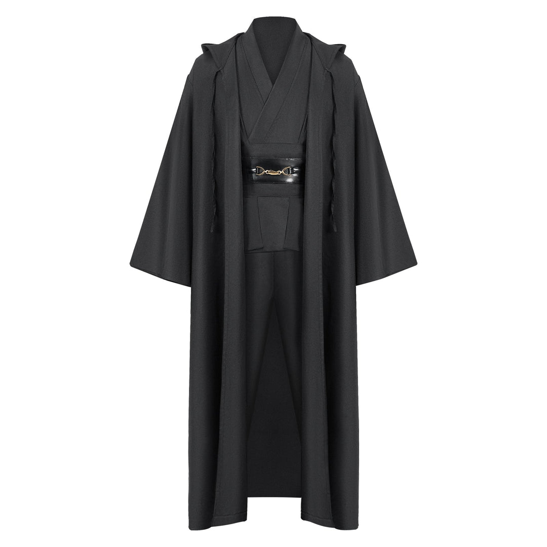 Red Metallic Robe Cosplay Dark Hooded Cosplay Robes – Saber Council