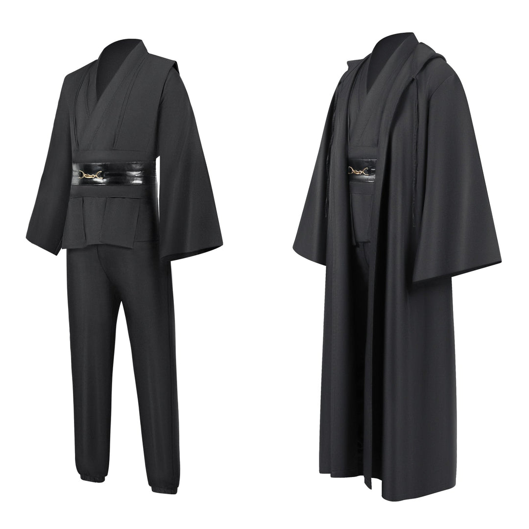 Dark Hooded Cosplay Robes - Saber Council