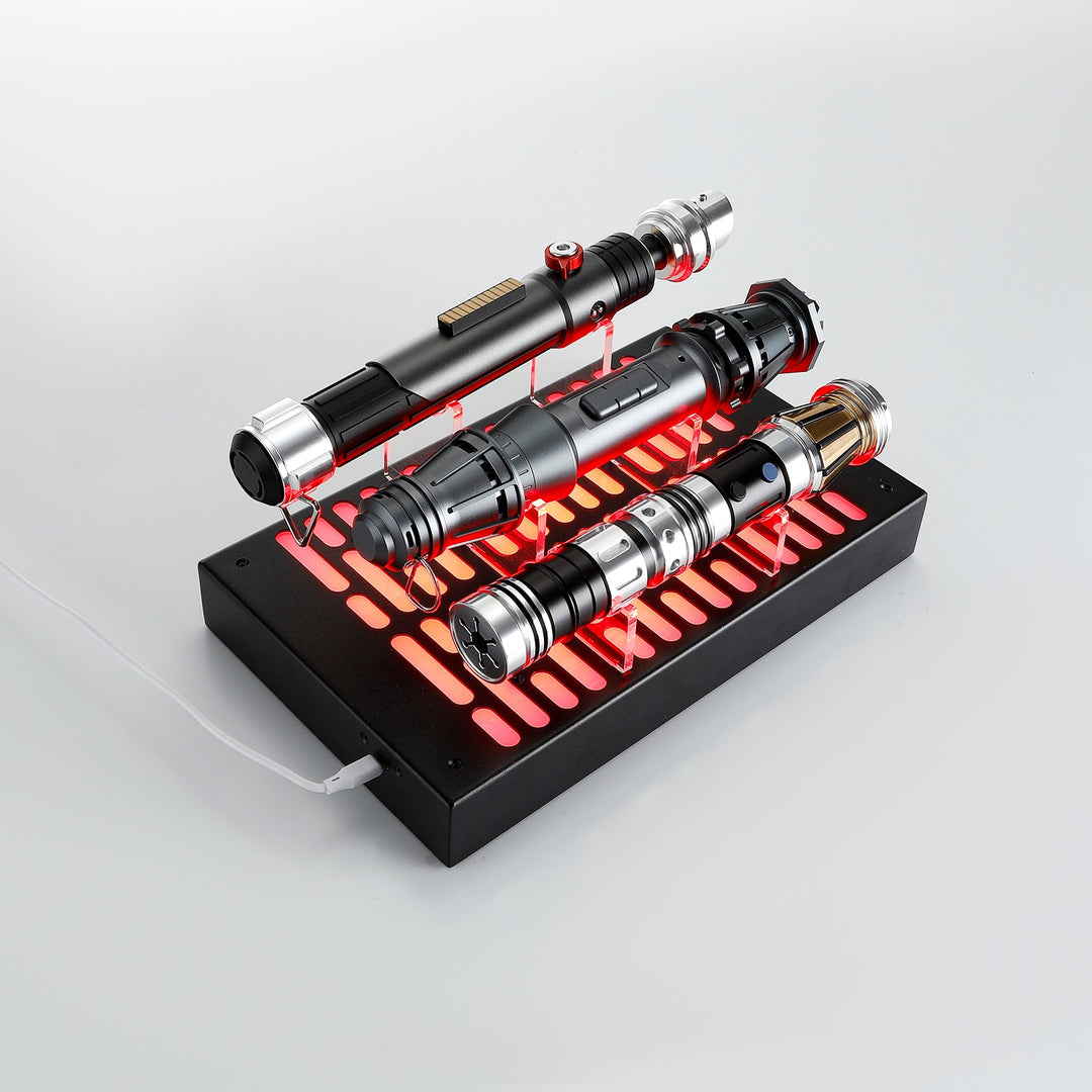 RGB Triple Saber Display Stand - Saber Council