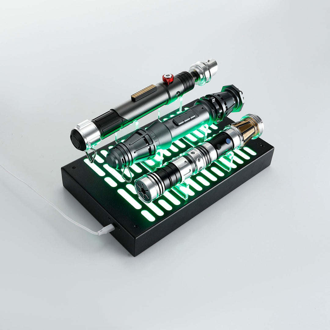 RGB Triple Saber Display Stand - Saber Council